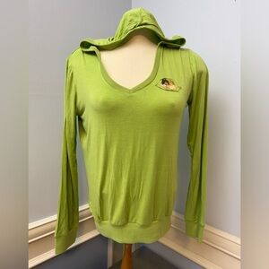 Fiorucci vintage long sleeve hooded top